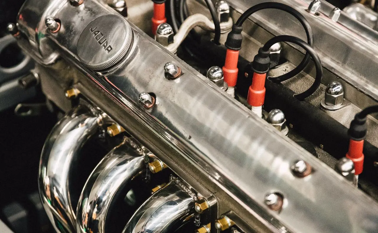 stainless steel engine bay